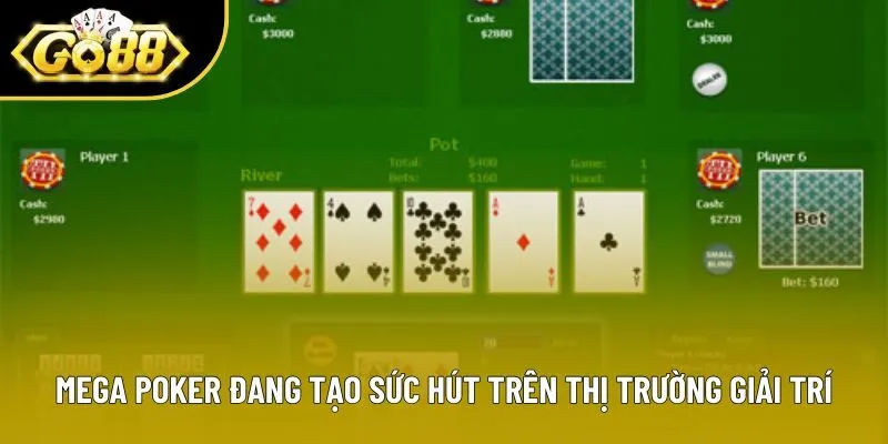 Mega Poker đang tạo sức hút trên thị trường giải trí Mega Poker đang tạo sức hút trên thị trường giải trí