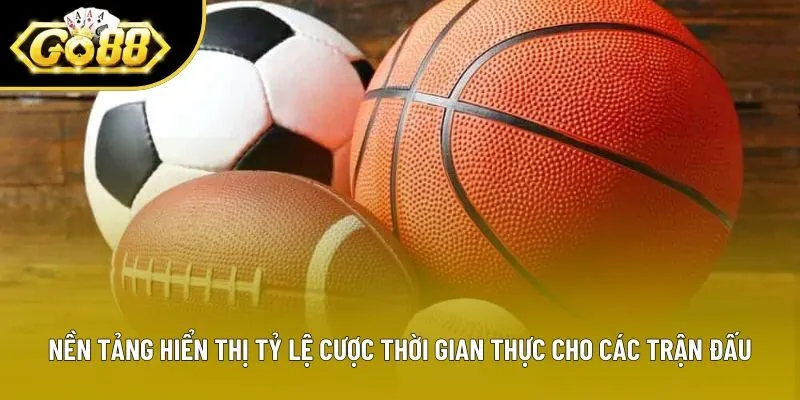 Nền tảng hiển thị tỷ lệ cược thời gian thực cho các trận đấu Nền tảng hiển thị tỷ lệ cược thời gian thực cho các trận đấu